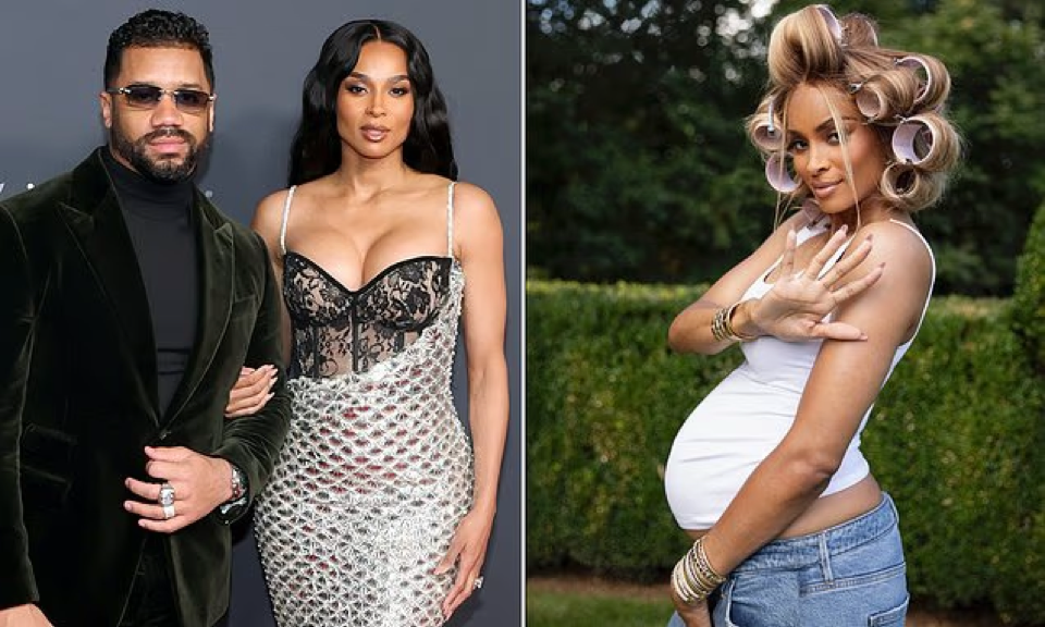 Source-supplied image for: Ciara is PREGNANT! Singer, 40, announces she is expecting her fifth child and fourth with NFL superstar husband Russell Wilson