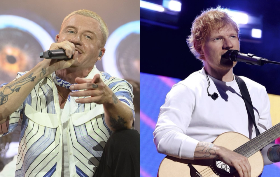Source-supplied image for: Macklemore issues ‘Free Palestine’ plea prompting calls for his removal from Ed Sheeran tour