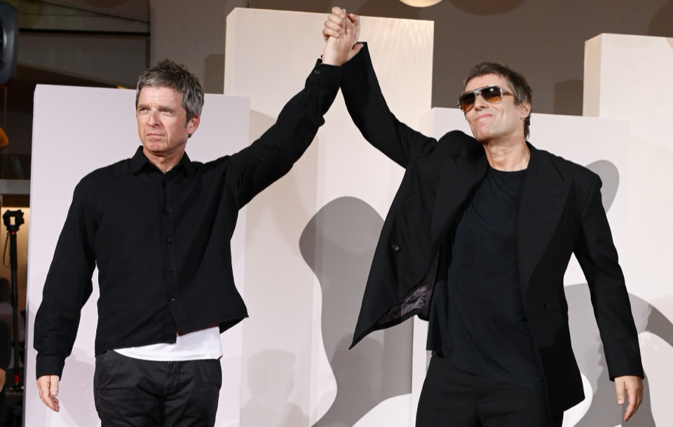 Source-supplied image for: Watch Noel and Liam Gallagher react to ‘Oasis: Don’t Look Back In Anger’ doc getting eight minute standing ovation at Venice Film Festival